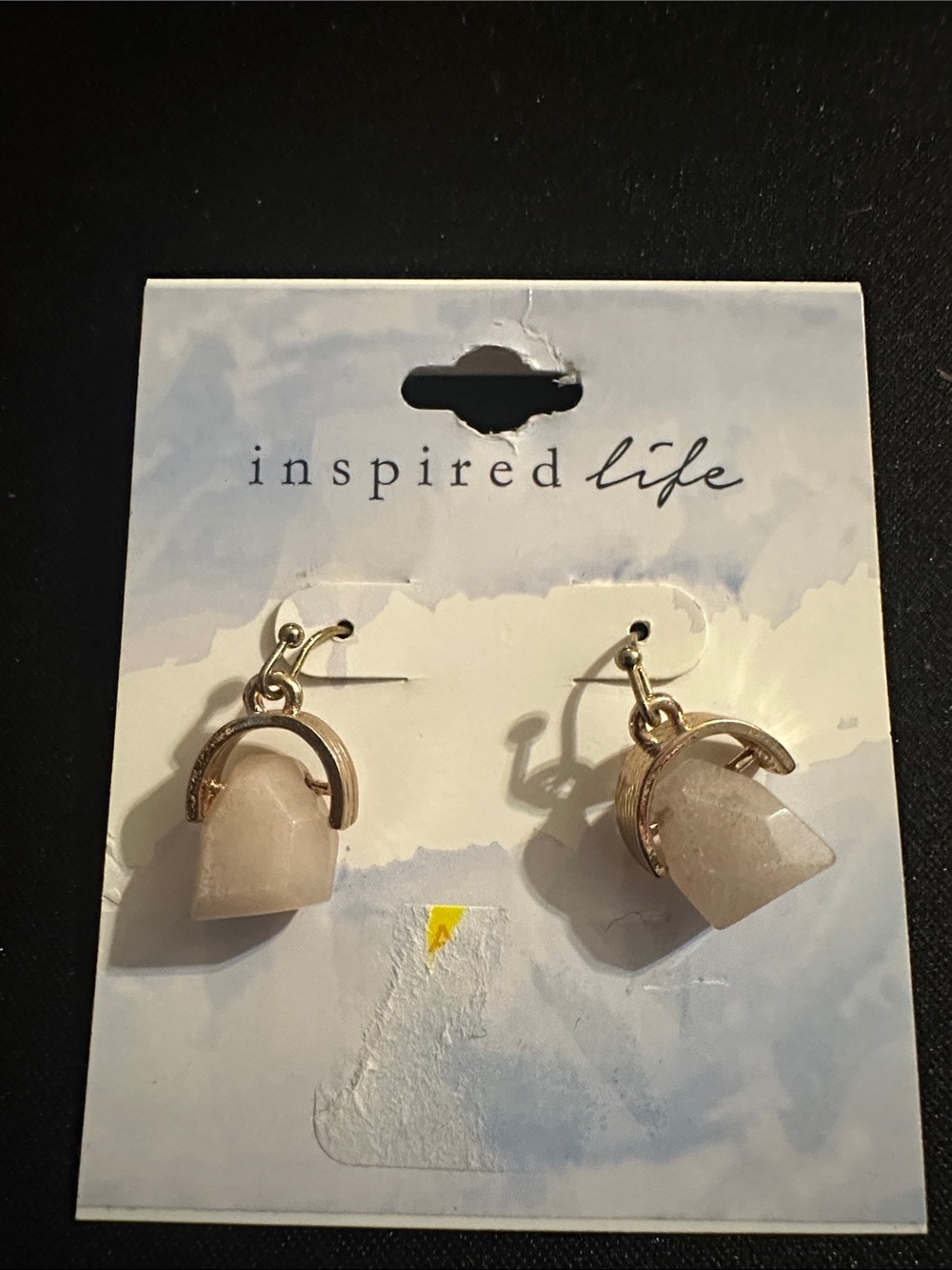 Inspire Pink Stone Drop Earrings
#77